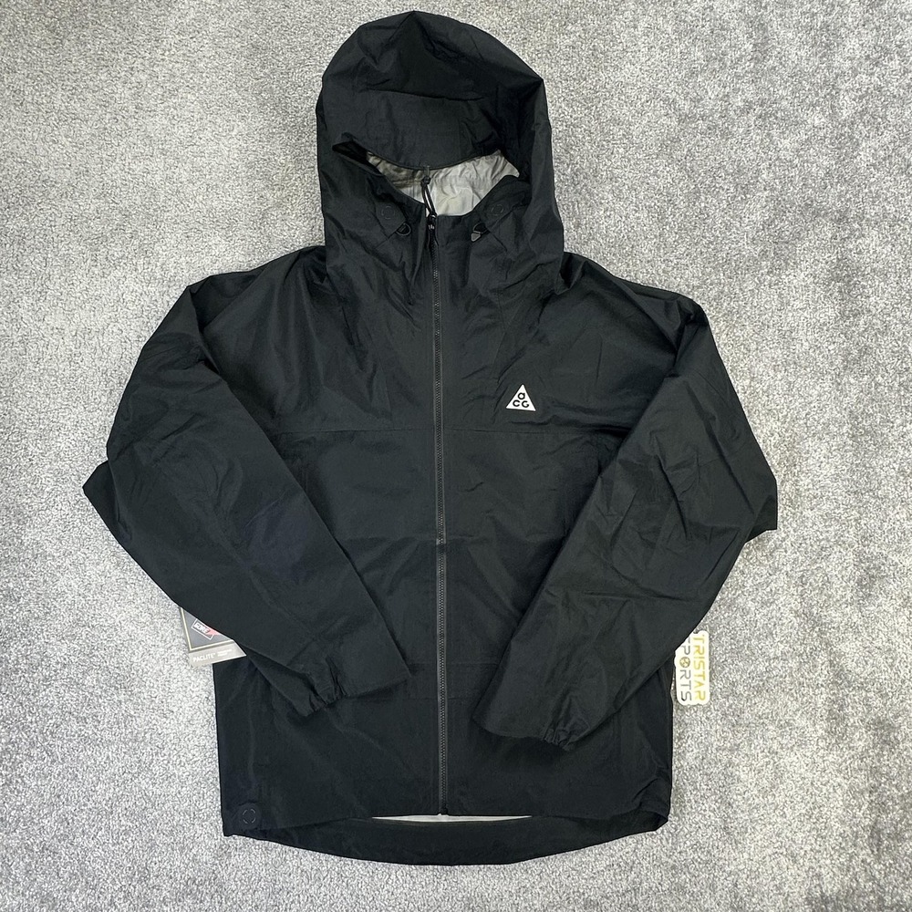 Nike ACG Jacket Mens Small Black GORE-TEX Paclite Storm-FIT DB3559-011